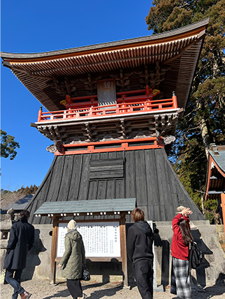 榎原神社の鐘楼